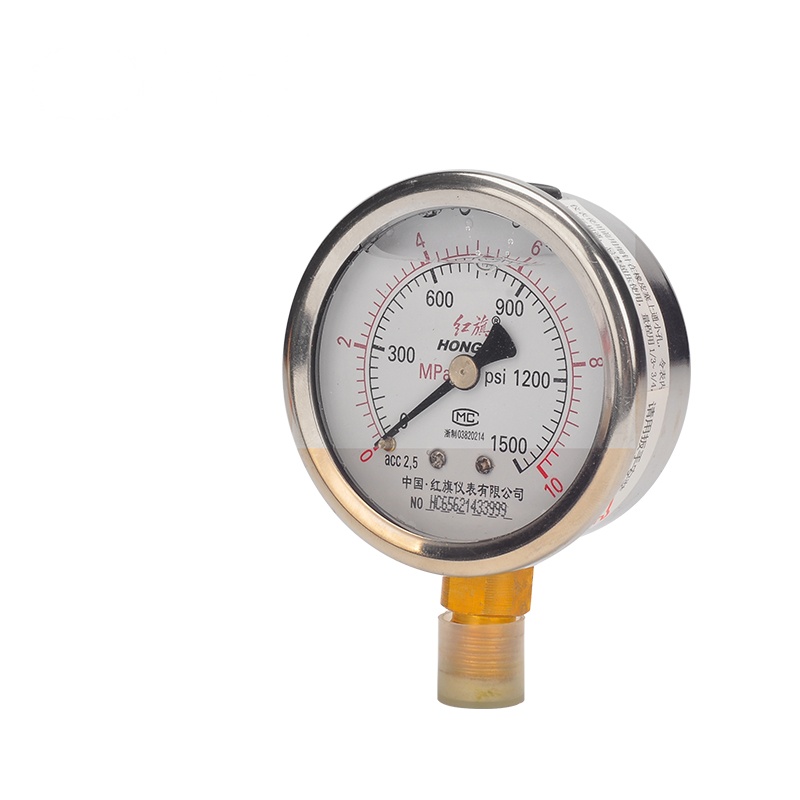 耐震压力表YTN60防抗震0-1.6mpa水压力检测0-2.5mpa真空负压