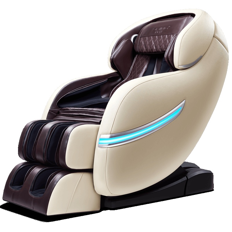 尚铭电器(SminG)按摩椅SL导轨家用全自动揉捏3D机械手电动豪华按摩椅SM-910L白棕色支持足底按摩记忆其它