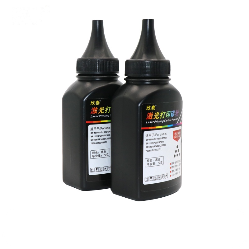 欣泰 SP200理光黑色瓶装碳粉70克适用理光SP210su sp310dn 3410sf墨粉