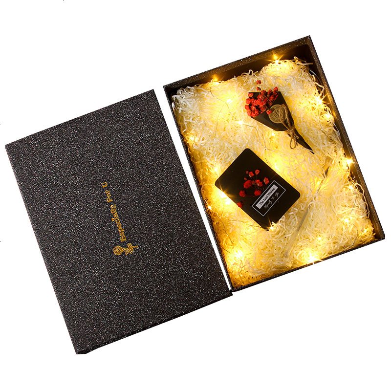 礼品盒子精美韩版长正方形口红化妆品生日礼物盒ins风礼盒包装盒