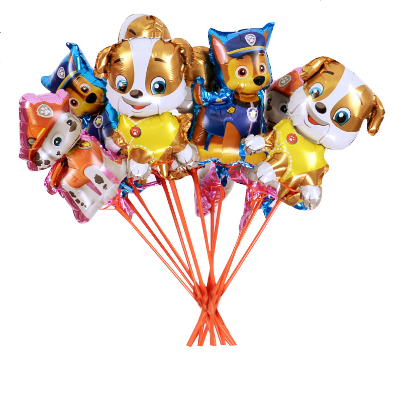 迷你卡通气球儿童玩具手持棒气球打击棒微商地推小礼品生日布置