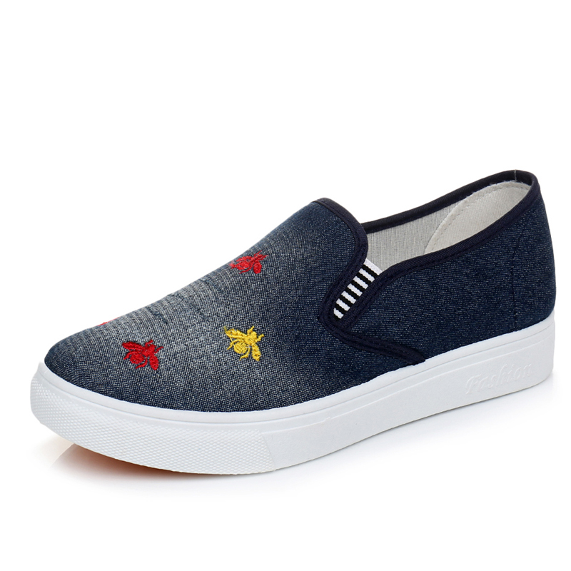 2022春秋新款女韩版休闲平底单鞋一脚蹬懒人鞋学生百搭启如休闲鞋