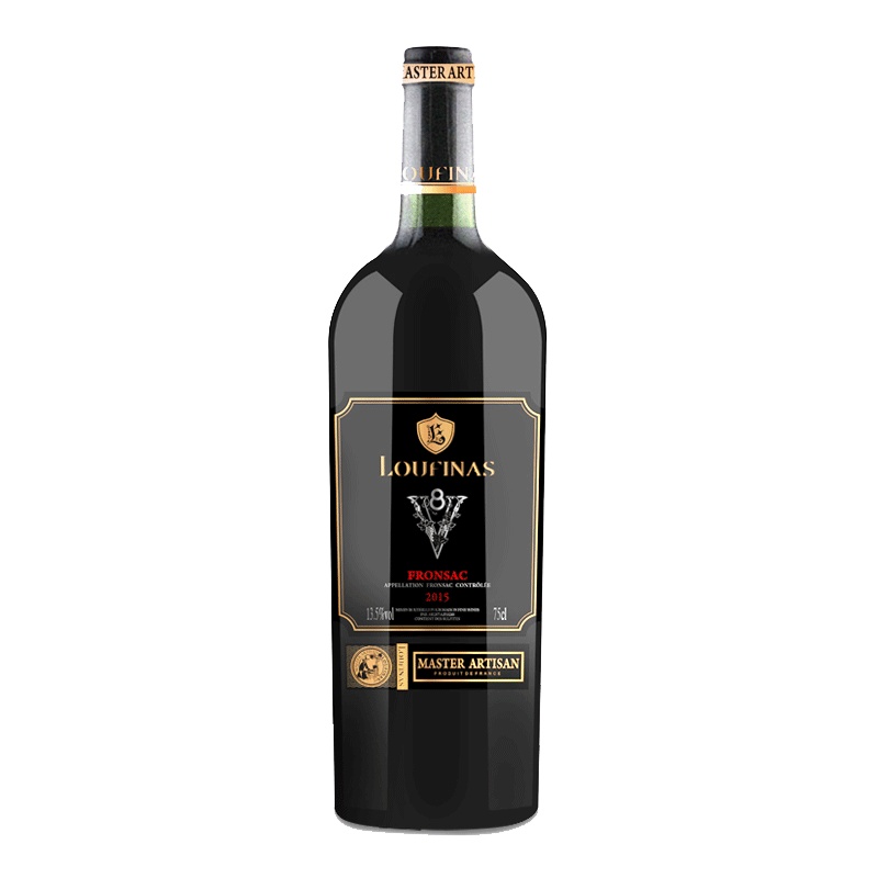 朗斐(LOUFINAS) V8干红葡萄酒单支正品珍藏酒类 750ml*1