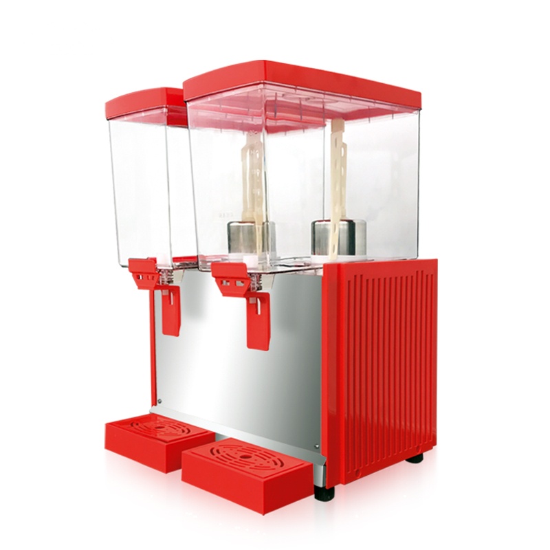 晶贝饮料机商用自助冷热两用全自动双缸冷饮机热饮奶茶果汁机