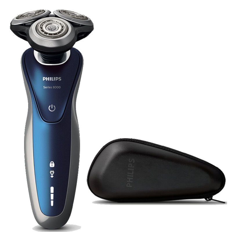 飞利浦（PHILIPS）电动剃须刀 S8980/12 荷兰进口充电式三刀头电动刮胡刀全身水洗旋转式胡须刀