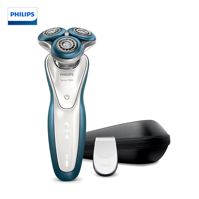 飞利浦（PHILIPS）男士电动剃须刀 S7000系列 S7310全身水洗荷兰进口多功能理容护肤胡须刀三刀头