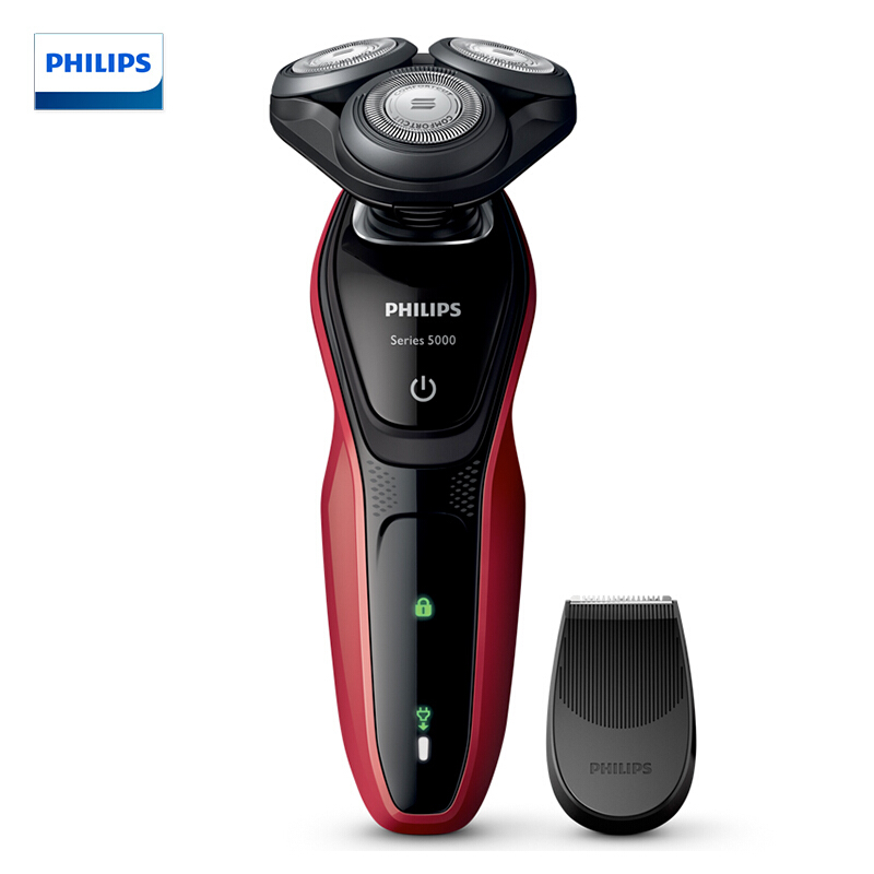 【送旅行盒】飞利浦（PHILIPS）男士电动剃须刀S5078三刀头荷兰进口多功能理容全身水洗护肤剃胡刀胡须刀刮胡刀