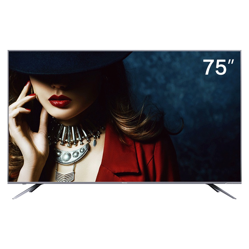 海信(Hisense)HZ75E5A 75英寸4K超高清HDR 全金属机身 AI智能语音 MEMC 人工智能平板电视机