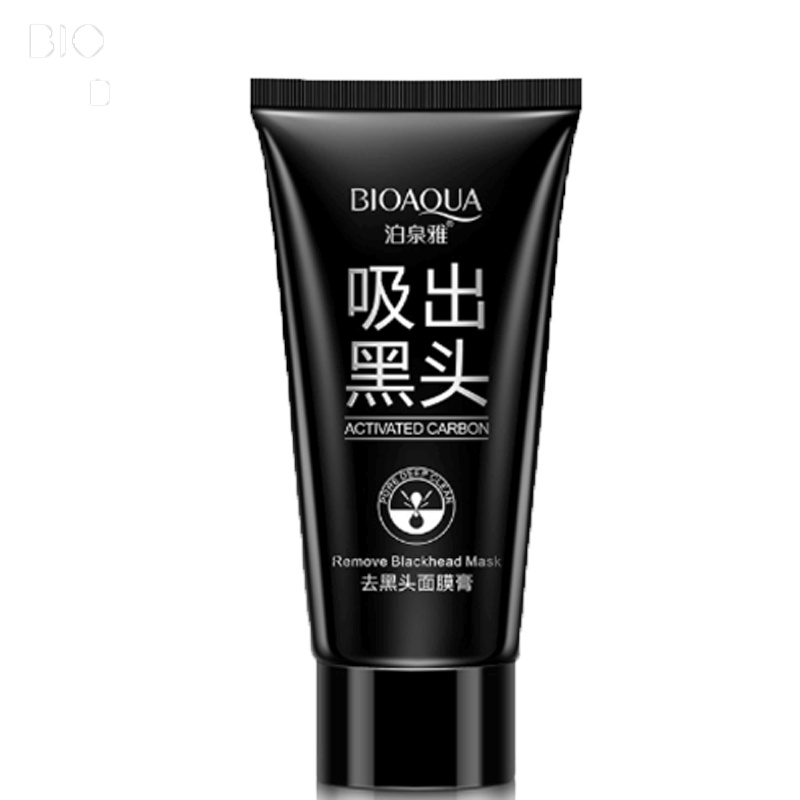 泊泉雅去黑头撕拉面膜深层清洁竹炭吸黑头鼻膜