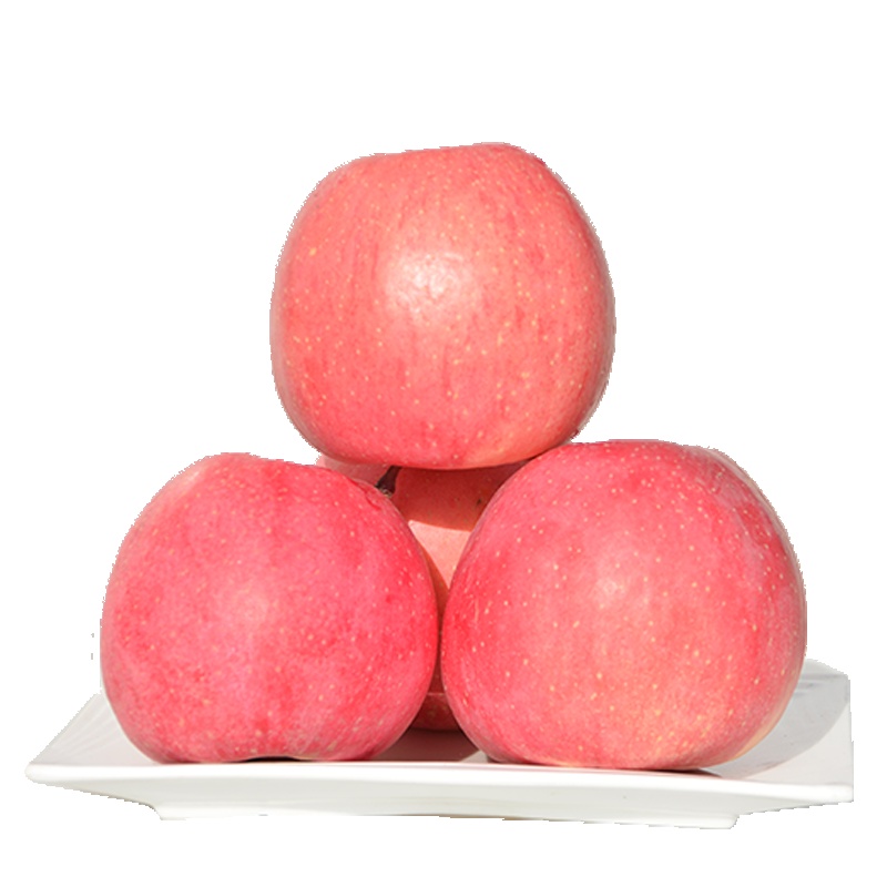 [中华特色]静宁馆 红六福 静宁特产 水果苹果红富士12个装 果径80mm 箱装 新鲜水果 西北
