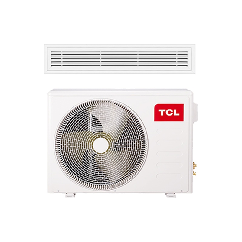 TCL 家用中央空调 一拖一 1匹风管机 商用吊顶式吸顶式空调 超薄内机静音冷暖1p定频10-15㎡KFRD-26F5W