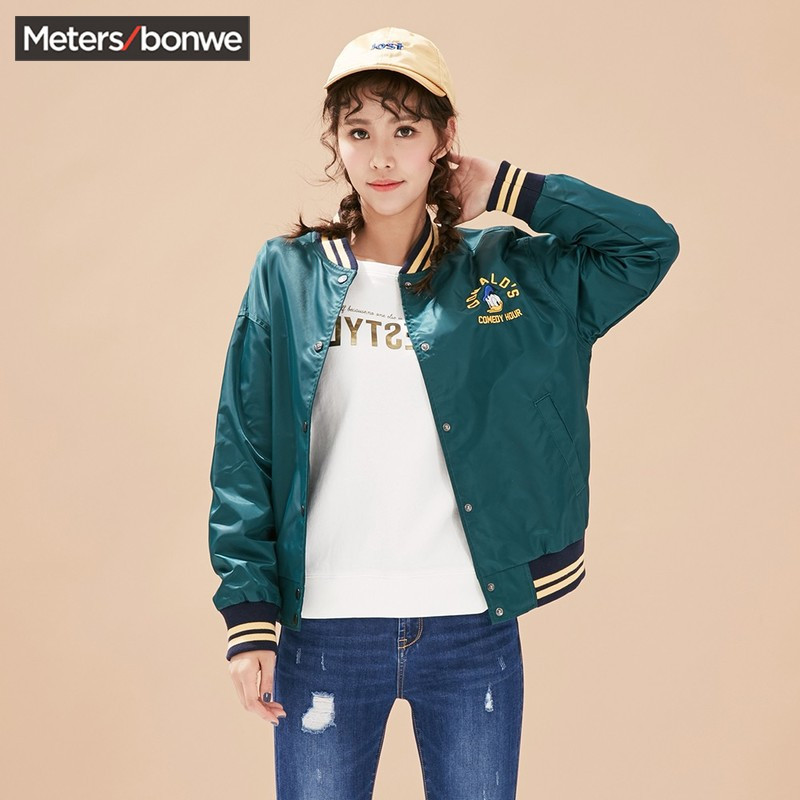 美特斯邦威情侣装棒球服女秋装韩版bf风上衣短外套商场款_1