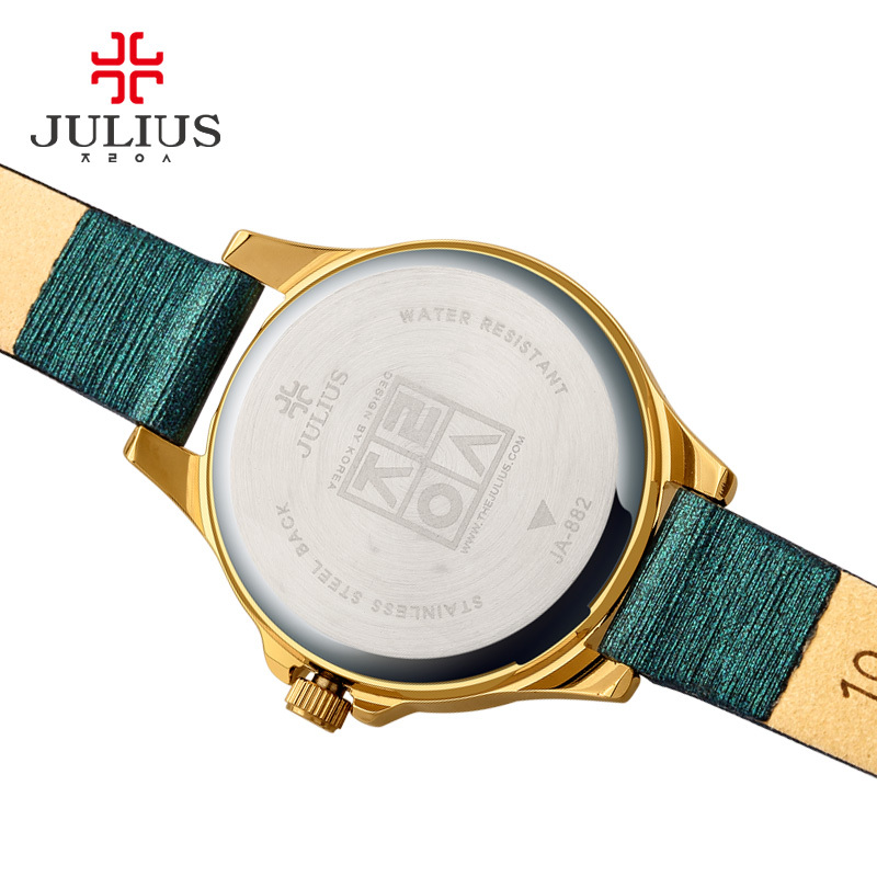聚利时julius正品时尚简约皮带女表百搭防水石英学生手表女