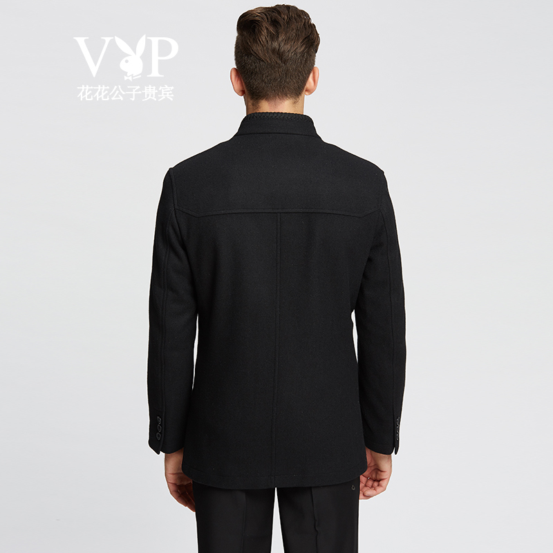 花花公子贵宾修身休闲商务男士小西装英伦中青年西服春秋冬男装外套单西