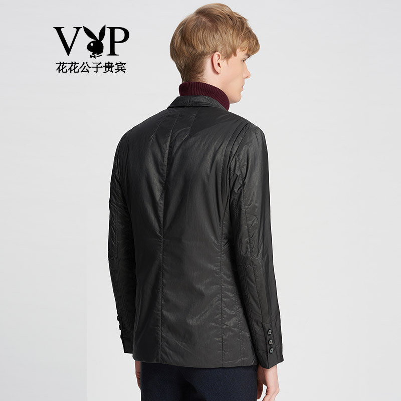 花花公子贵宾西服男时尚简约休闲男士单西