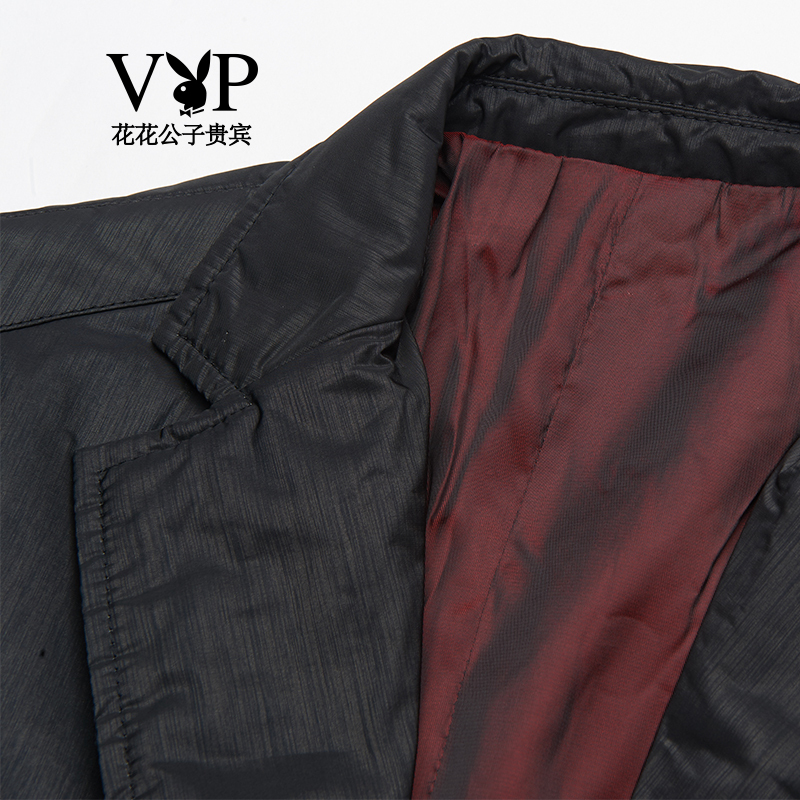 花花公子贵宾西服男时尚简约休闲男士单西