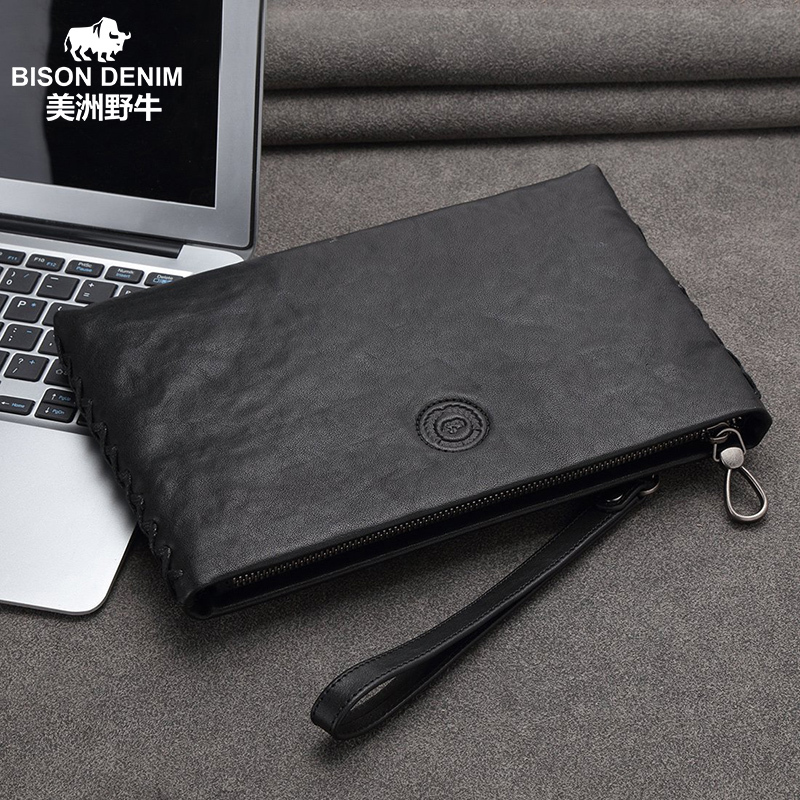 美洲野牛(bison denim)男士手拿包n8203-1b报价_参数_图片_视频_怎么
