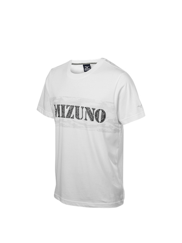 MIZUNO美津浓 圆领短袖T恤男士 运动休闲上衣K2CA6014
