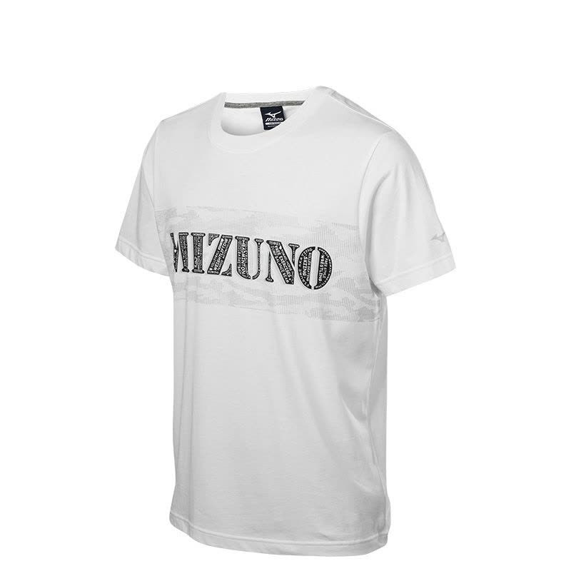 MIZUNO美津浓 圆领短袖T恤男士 运动休闲上衣K2CA6014图片