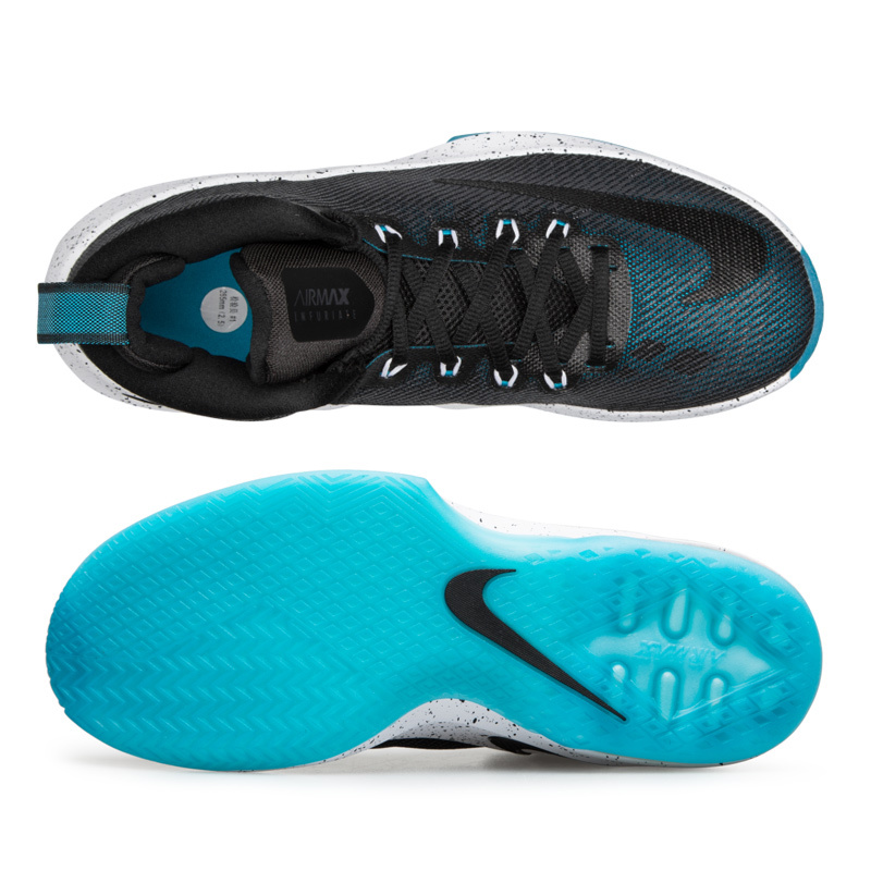 Nike耐克 黑武士男子中帮实战篮球鞋 AIR MAX气垫 AO7891