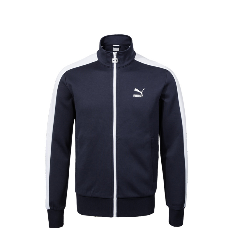 puma彪马男子针织运动休闲夹克外套经典运动服574795