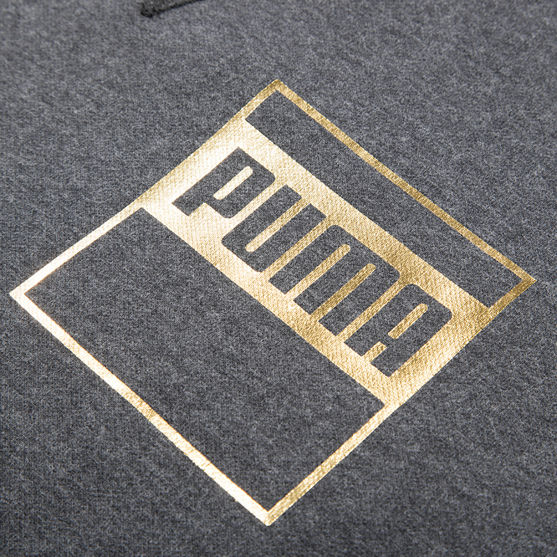彪马PUMA 烫金圆领针织 男子加绒卫衣 休闲运动套头衫 850892