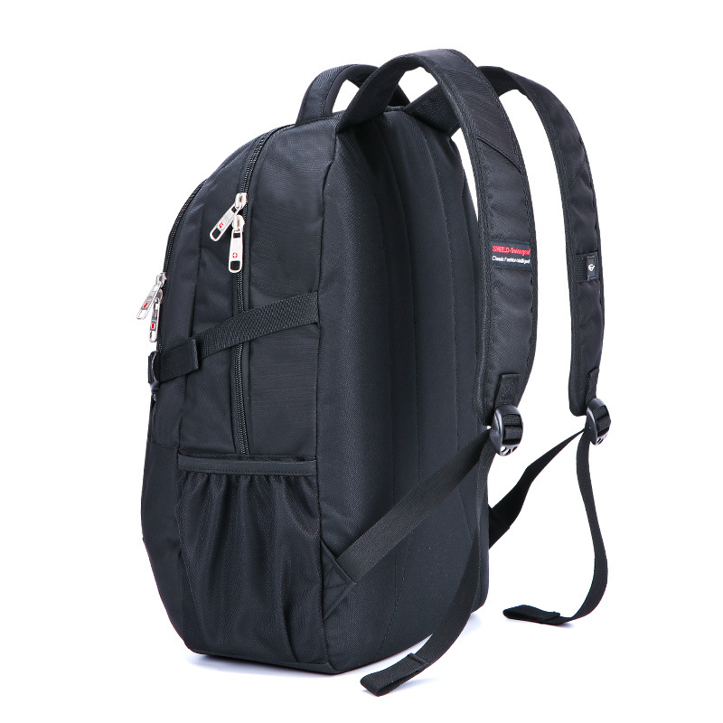 SWISSGEAR SARL瑞士军刀时尚电脑背包双肩包户外旅行包学生背包休闲包 黑色