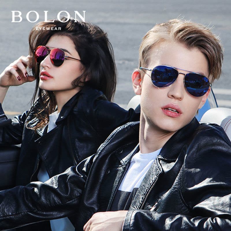 BOLON暴龙太阳镜男女 新品 高清偏光驾驶眼镜 复古墨镜BL2560图片