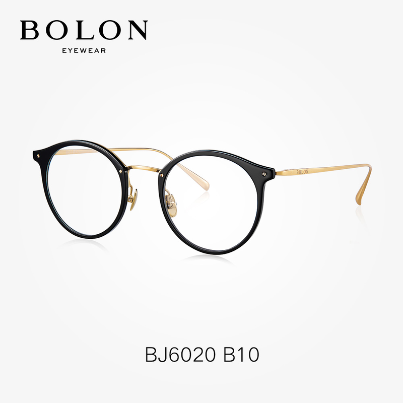 暴龙BOLON 中性款百搭复古圆形眼镜框近视眼镜架板材光学架BJ6020