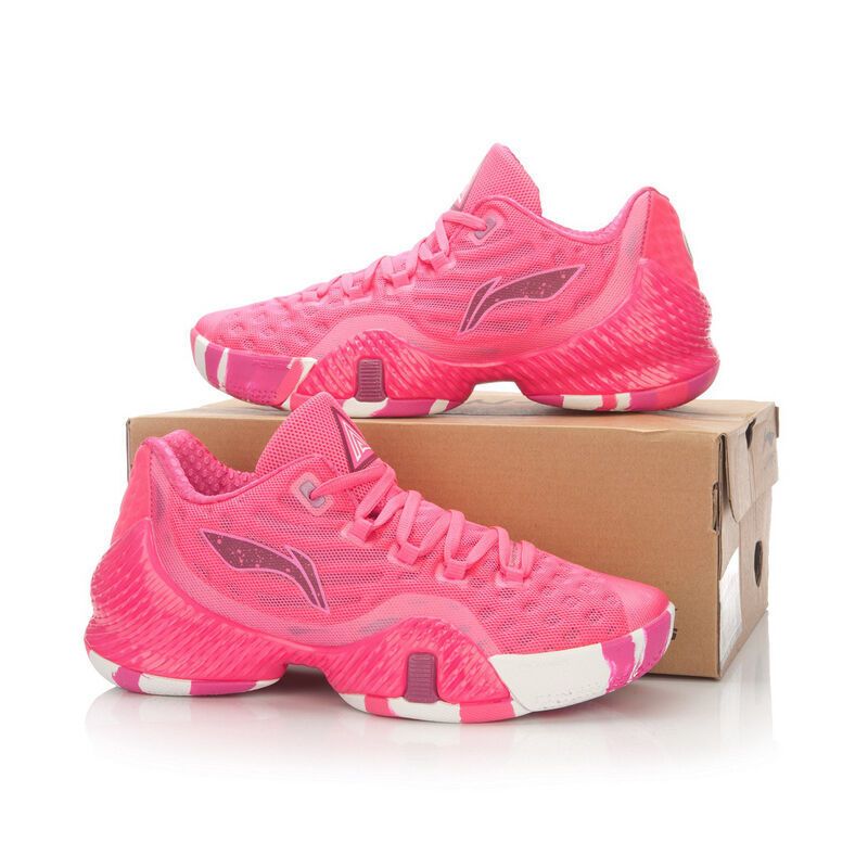 李宁篮球鞋男空袭3代透气耐磨低帮篮球鞋