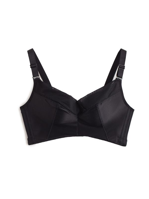 茵曼(inman)文胸 茵曼内衣 舒适无痕无钢圈抹胸网纱文胸聚拢调整小胸