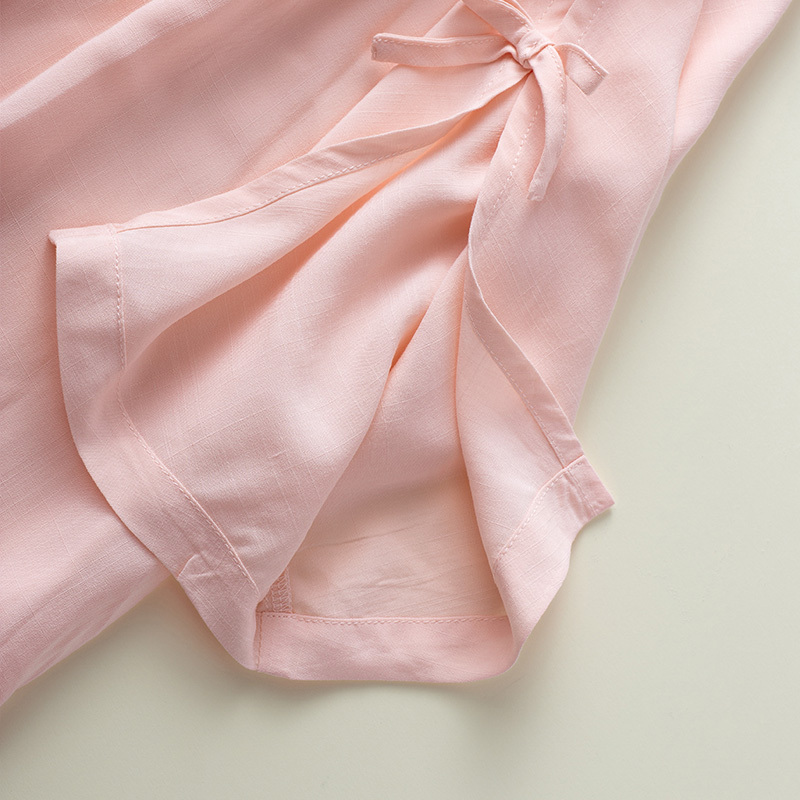茵曼内衣2017新品夏季宽松睡裙睡衣薄款纯棉家居服女9872481035