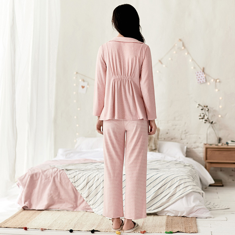 INMAN/茵曼茵曼内衣 春秋长袖长裤睡衣家居服套装女 98734830425