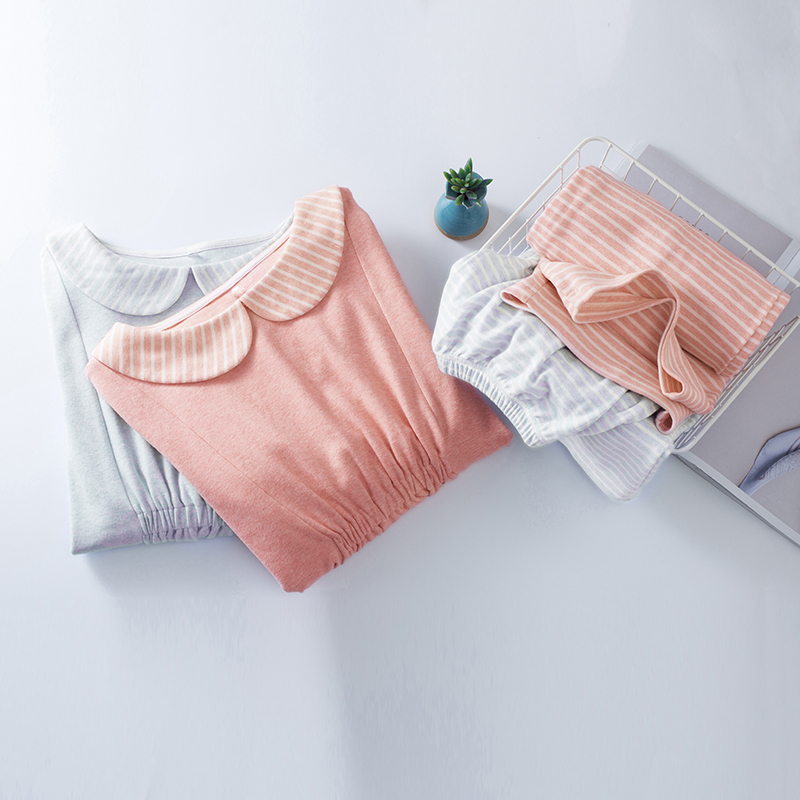 INMAN/茵曼茵曼内衣 春秋长袖长裤睡衣家居服套装女 98734830425