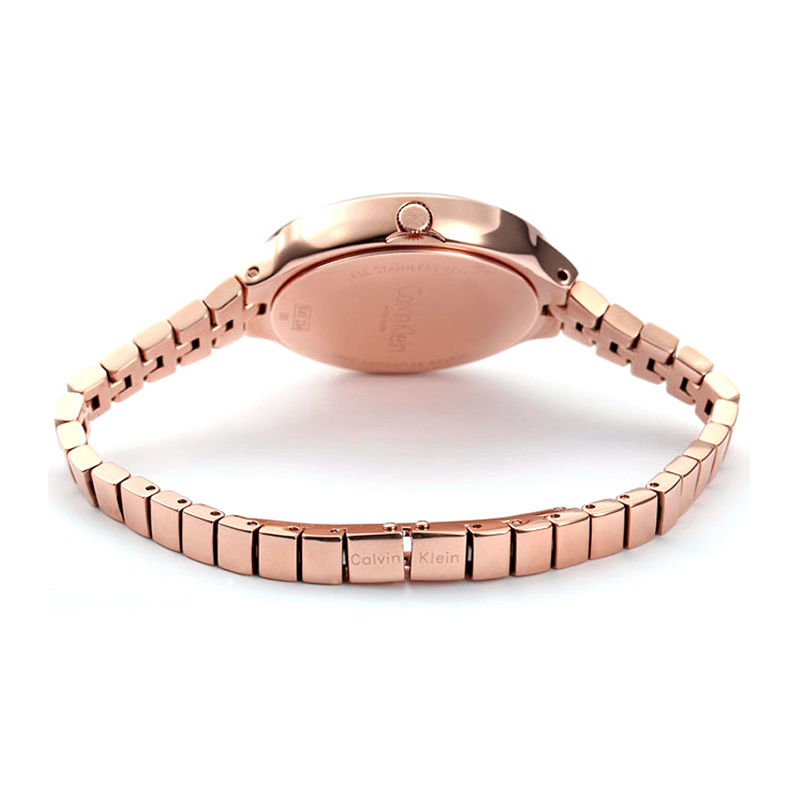 卡文克莱(calvinklein)ck手表 石英钢带女表 k4u23626 金色