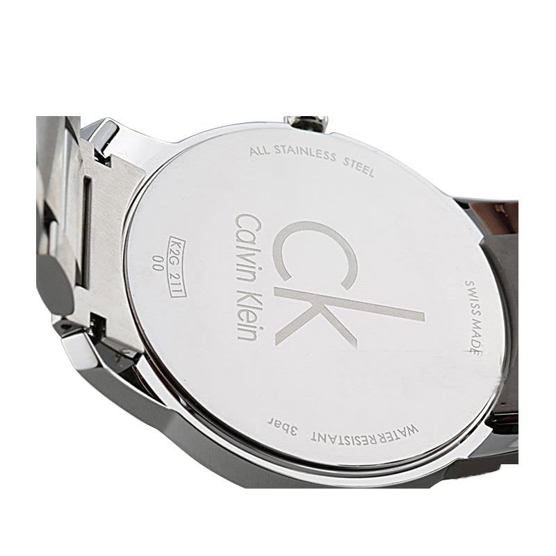 CK卡文克莱（CalvinKlein）手表 简约时尚男表 K2G2G146 银色图片