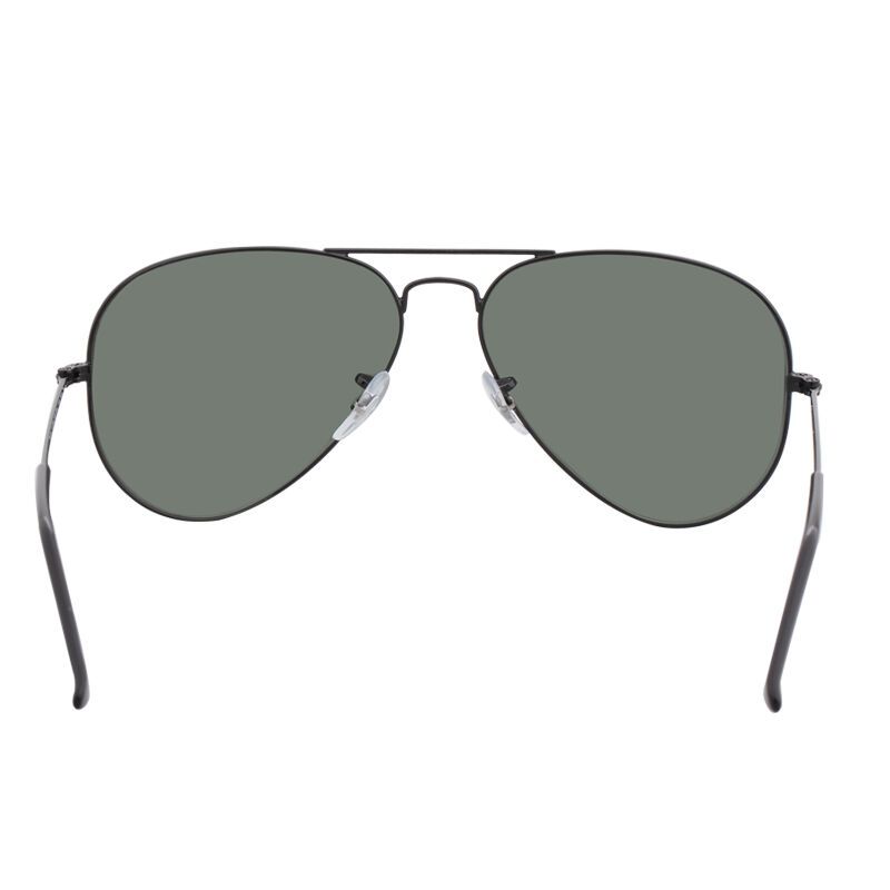 雷朋男女款太阳镜rb3025l282358mm黑色框镜框绿灰色镜片