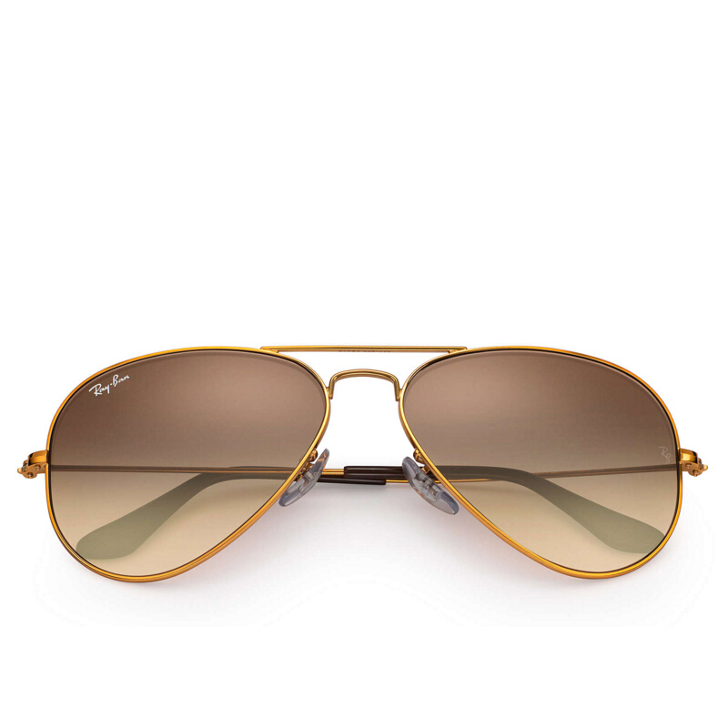 雷朋中性金色金属镜框浅茶色渐变玻璃镜片太阳镜30250015158mm