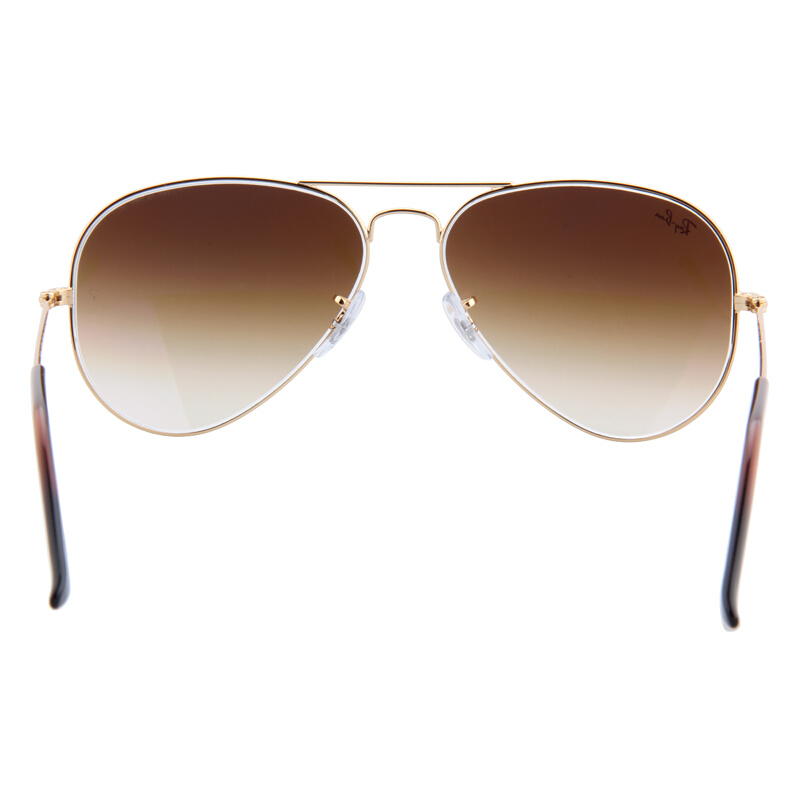 雷朋中性金色金属镜框浅茶色渐变玻璃镜片太阳镜30250015158mm