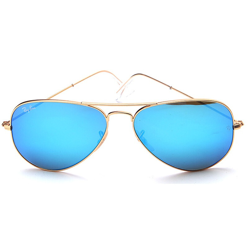 雷朋意大利经典水银反光蓝色镜片镜面眼镜太阳镜rb30251121758mm