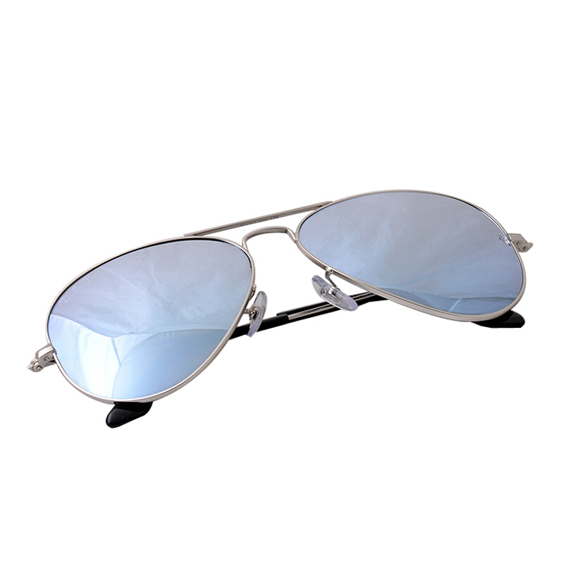 雷朋时尚太阳眼镜飞行员系列rb3025019w358mm银膜偏光