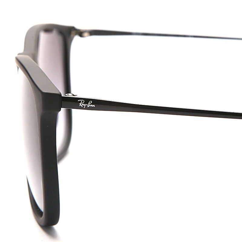 雷朋太阳镜眼镜男女系列时尚黑框方框太阳墨镜RB4187F 622/8G 54mm
