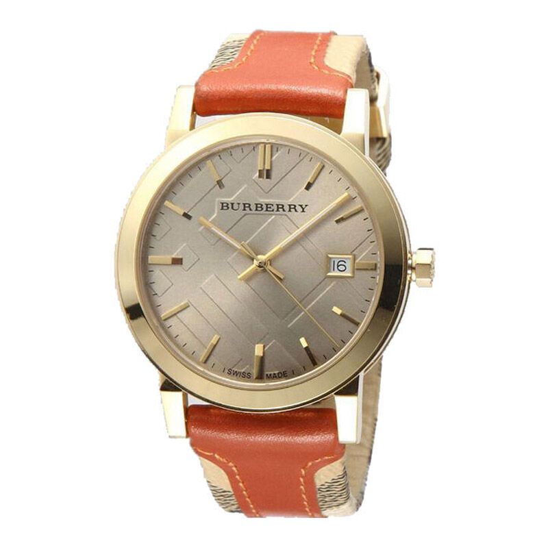 巴宝莉（Burberry） 经典英伦休闲时尚男表 BU9016 橙色