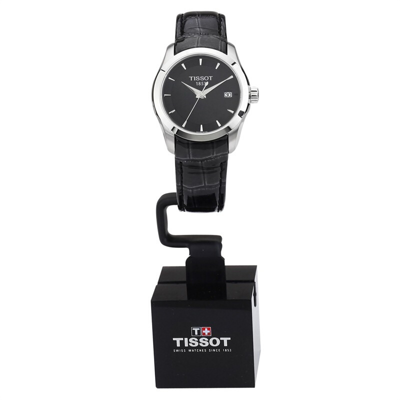 天梭(TISSOT)手表 库图系列皮带石英女士手表T035.210.16.051.00