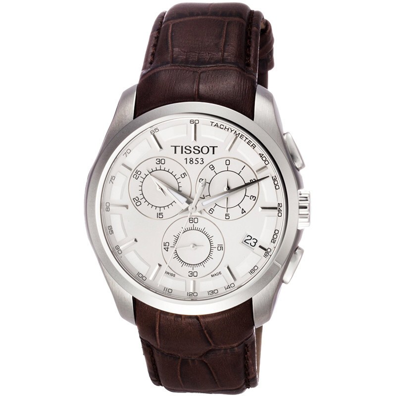 天梭tissot库图系列石英男表t0356171603100