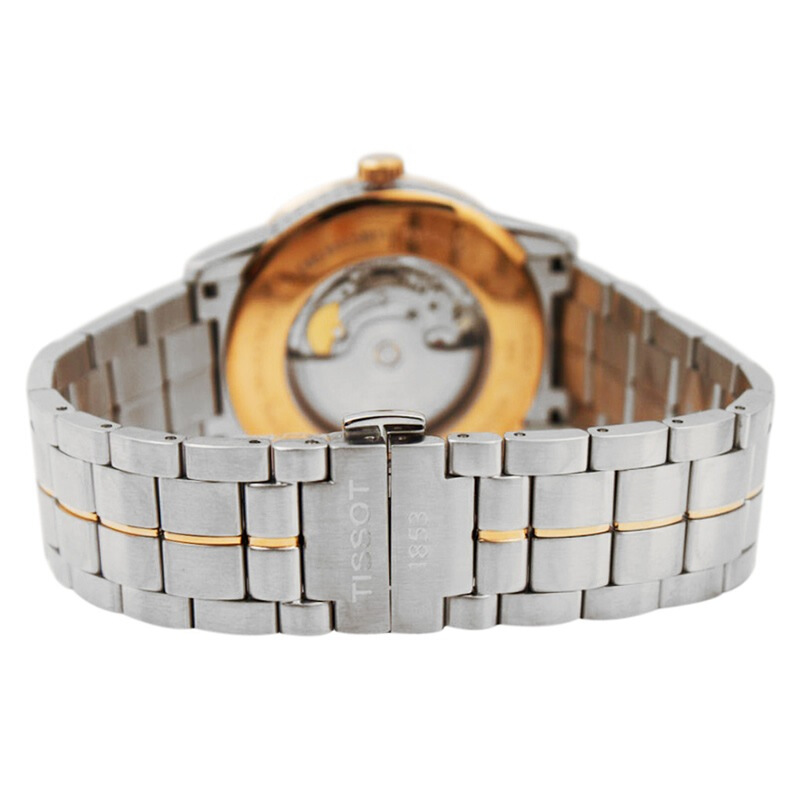 天梭(TISSOT)手表 豪致系列机械男表 银色