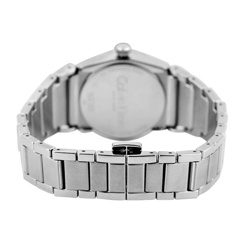 卡文克莱（CalvinKlein）CK手表 STEP系列情侣手表石英钢带女表 K6K33143 黑面