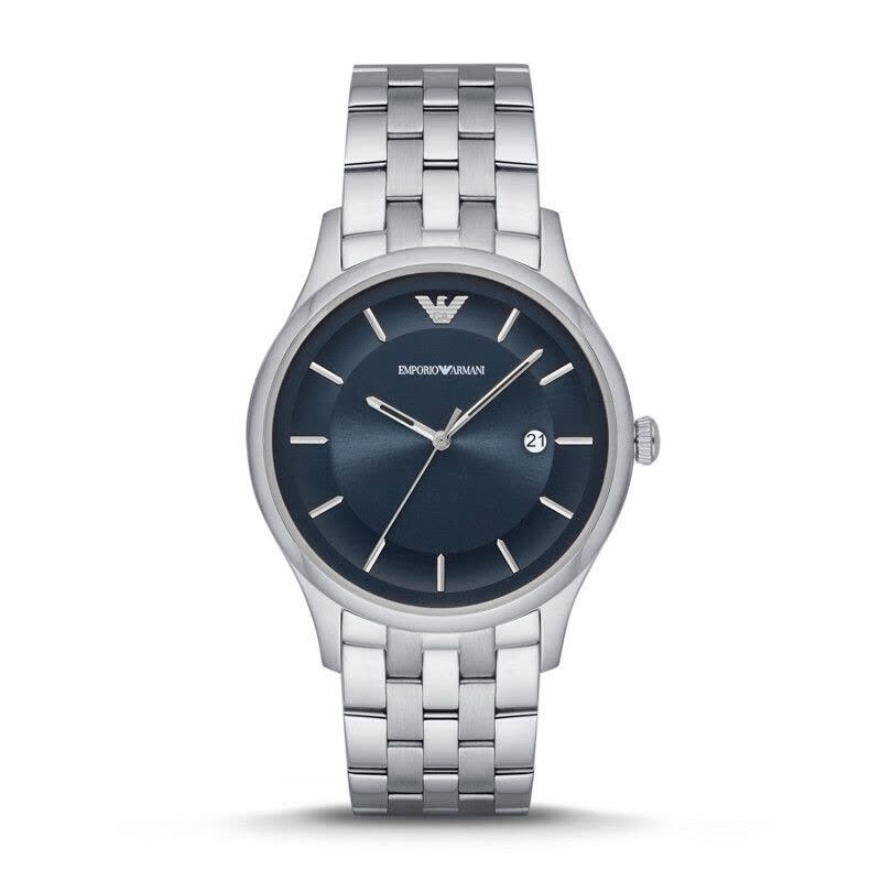 阿玛尼（ARMANI）手表欧美商务腕表时尚石英男表 AR11019 蓝面图片