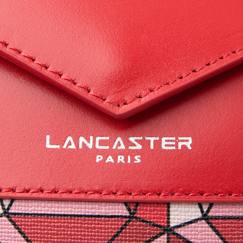 LANCASTER PARIS 几何图案印花短柄小号手提包 51708