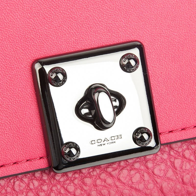 COACH 蔻驰 链条翻盖牛皮女士斜挎包 54089